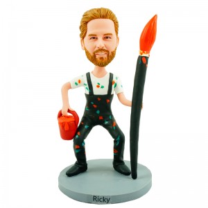 custom plasterer bobblehead