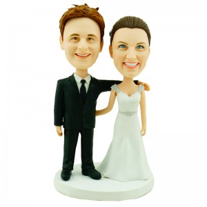 custom wedding bobbleheads