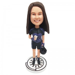 custom cycling race suit bobblehead