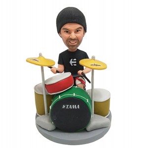 Custom Drummer Bobble Head