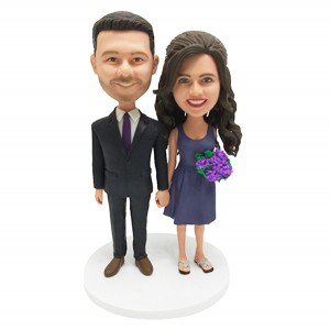 custom formal wear couple bobbleheads