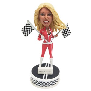 custom sexy racing girl bobblehead