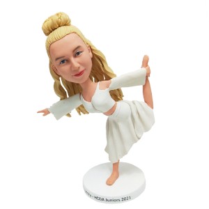 custom yoga dancing girl bobblehead