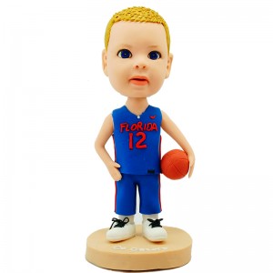 customised basketball kid fan bobblehead