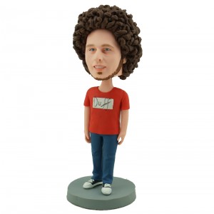 customised casual man bobblehead