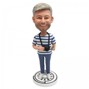 customized photographer bobblehead