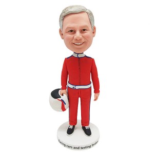 ferrari racing driver personalised bobblehead