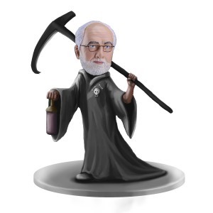 custom grim reaper bobble head