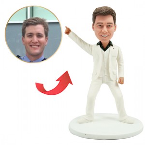 lovely dancing man personalised bobblehead