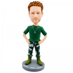 military personalised bobblehead