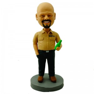 personalised beer man bobblehead