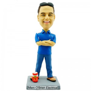 personalised casual man with a fill of beer