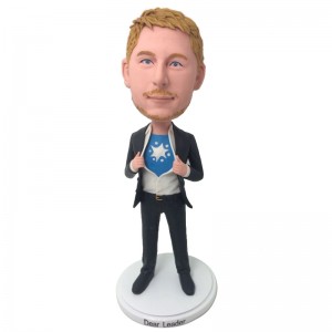 personalised company leader bobblehead