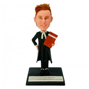 personalised laywer bobblehead doll