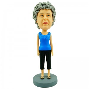 personalised old lady bobblehead