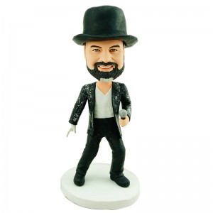 personalised rock and roll bobblehead