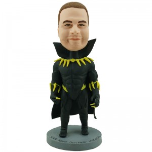 personalised superhero bobble head doll