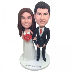 personalised wedding bobblehead doll