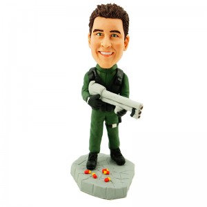 soldier personalised bobblehead