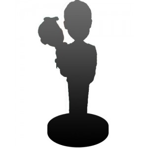 customised bobblehead for day and baby