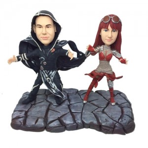 custom couple bobbleheads