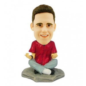 yoga man custom bobblehead