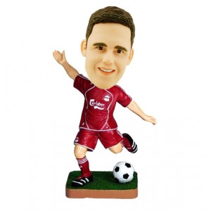 football player personalized bobblehead
