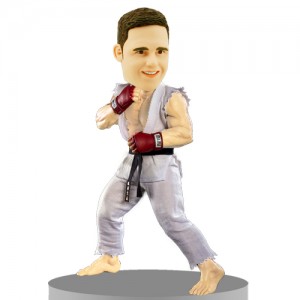 custom MMA street fighter bobblehead
