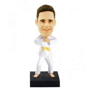 personalized judo bobble head doll