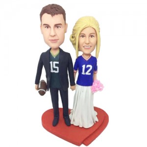 customised fans couple bobbleheads