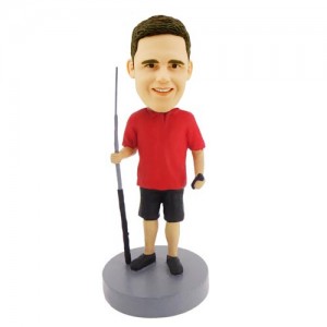 personalised fishing bobblehead