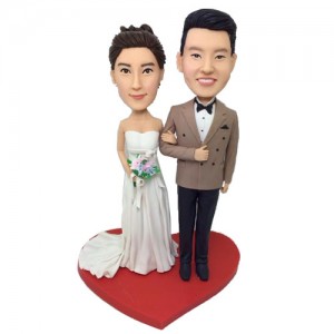 personalized wedding bobbleheads