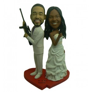 weapon wedding bobbleheads