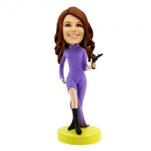 swordswoman custom bobblehead