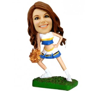 custom bobble head cheerleader