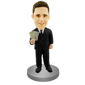 rich man custom bobblehead