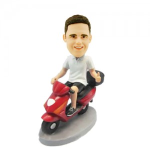 custom scooter bobblehead