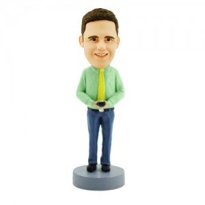 personalised casual man bobblehead