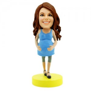 pregnant woman bobblehead