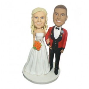 custom wedding bobblehead