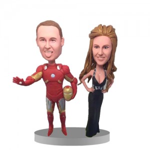 iron man custom couple bobbleheads