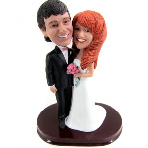 wedding cake topper bobblehead custom