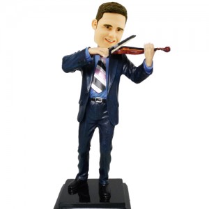 personalised violinist bobblehead