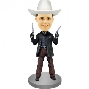 personalised lone ranger bobblehead