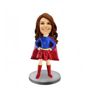 superhero girl customzied bobblehead