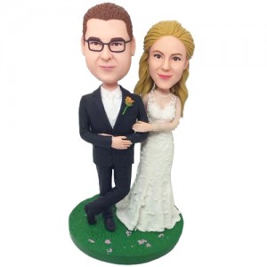 personalised wedding bobble heads
