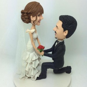 costom making a proposal bobbleheads