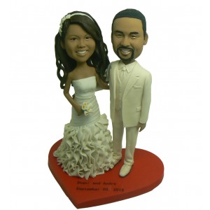 wedding cake topper custom bobblehead
