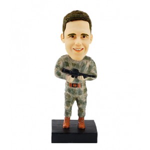 soldier custom bobblehead
