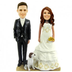 custom wedding bobbleheads